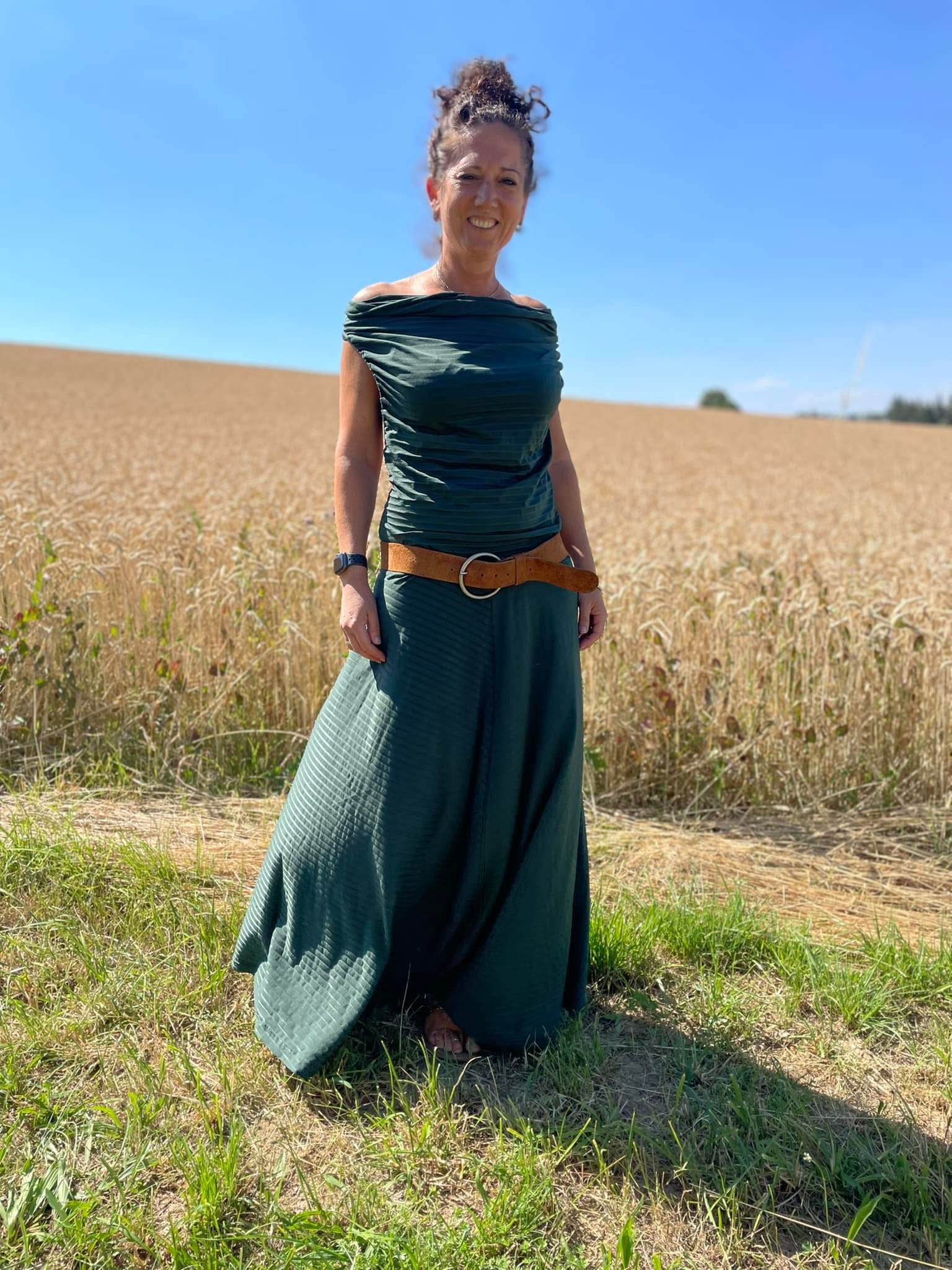 Jerseykleid Miss Summer - Schnittmuster und Nähanleitung - Gr. 32-54 - Sewando