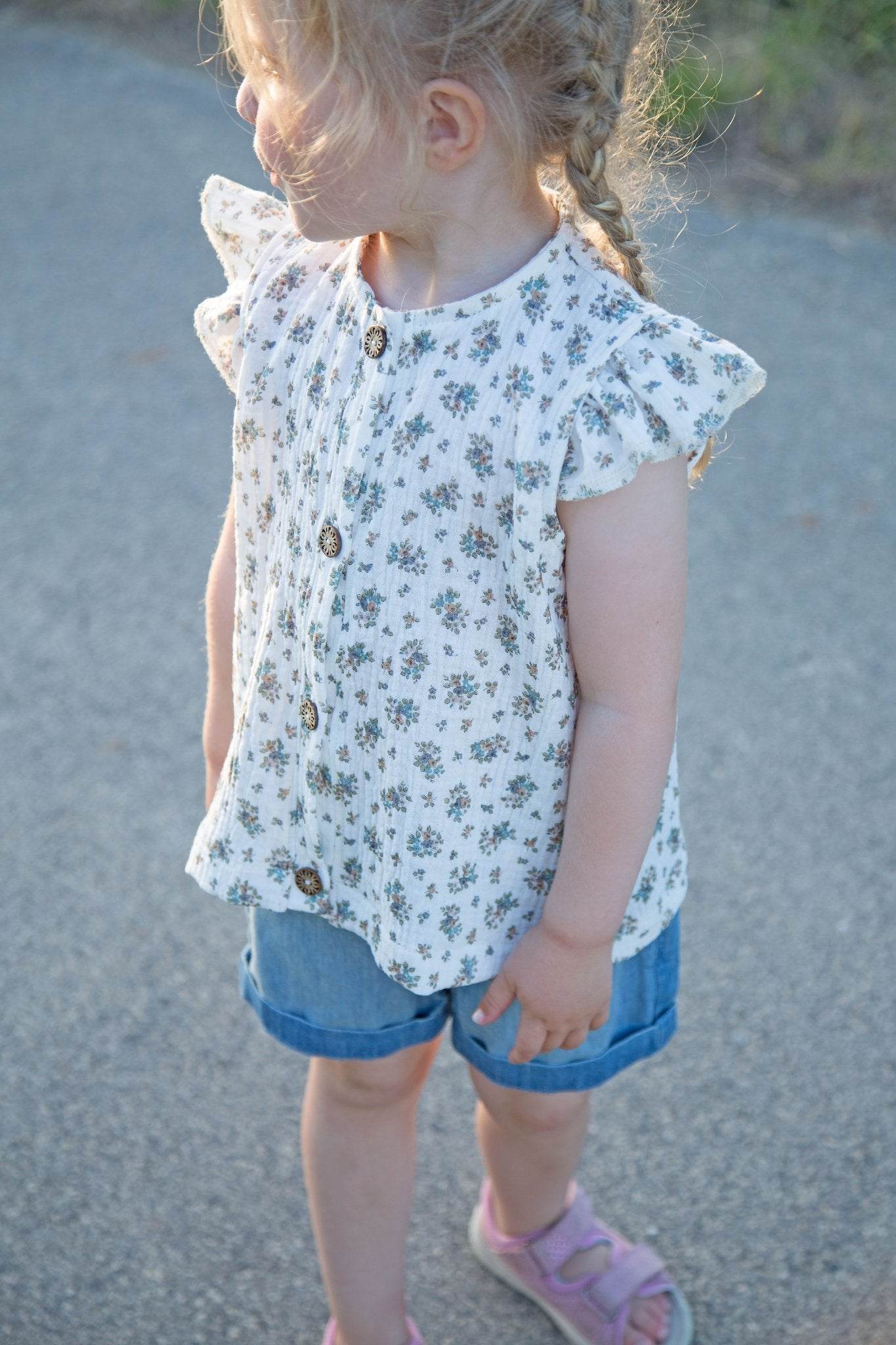 Schnittmuster Sommerwind – Bluse, Tunika oder Kleid | PDF-Download | Größen 86-134 - Sewando