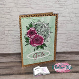Digiset Mandala mit Oleander Sublimation, Digistamp, Digipaper - Sewando