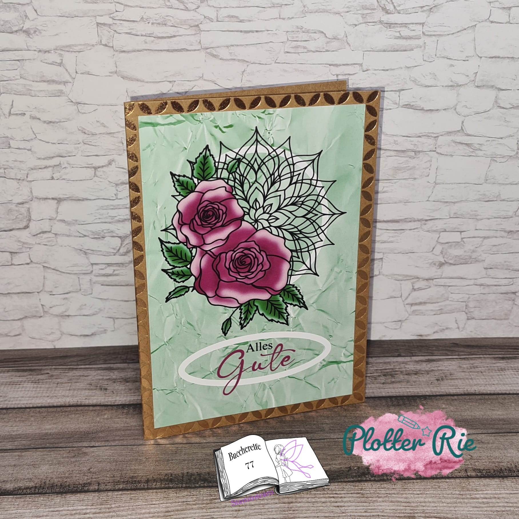 Digiset Mandala mit Oleander Sublimation, Digistamp, Digipaper - Sewando