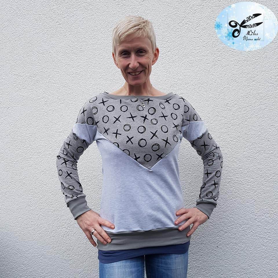 Schnittmuster Big Merry Pullover Gr. 32 - 48 - Sewando
