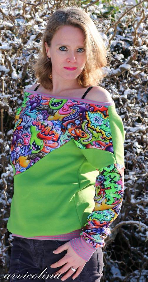 Schnittmuster Big Merry Pullover Gr. 32 - 48 - Sewando