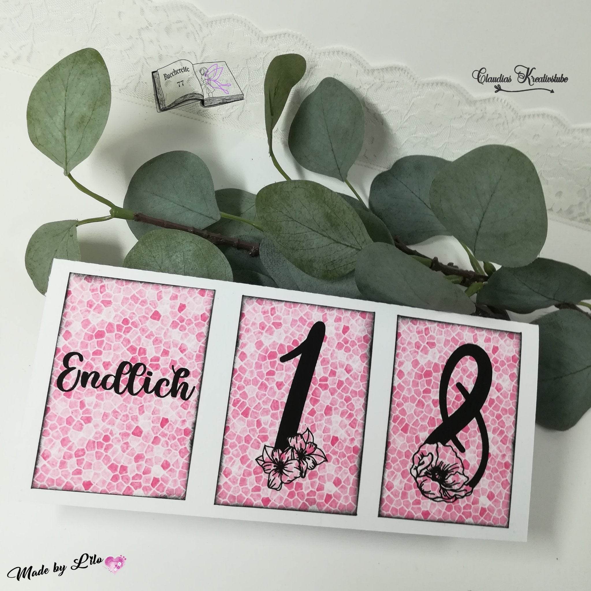 Digiset florale Zahlen Plotterdatei, Sublimation, Digistamp, Digipaper - Sewando