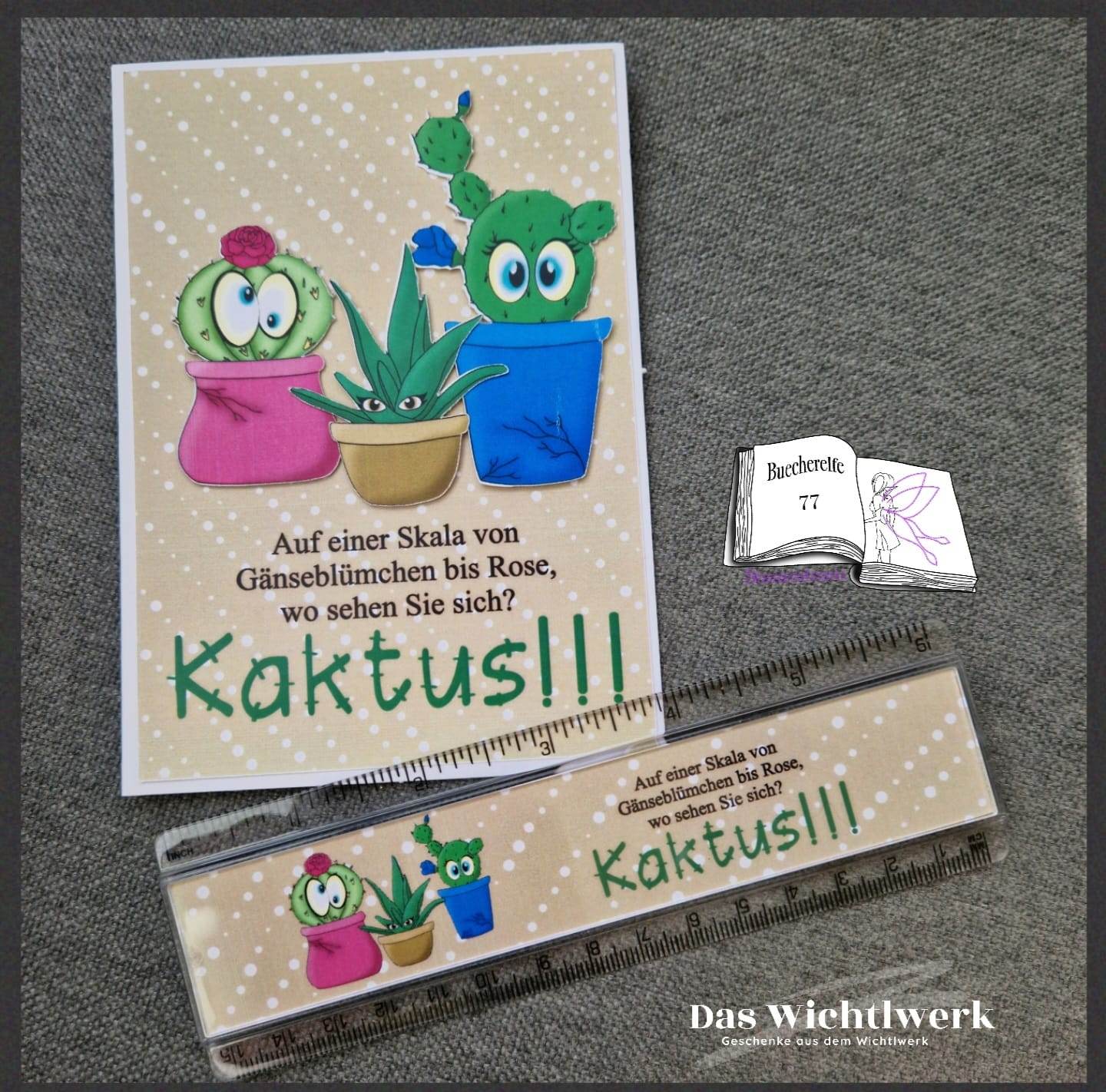 Digiset Kaktus Freunde Plotterdatei, Sublimation, Digistamp, Digipaper - Sewando