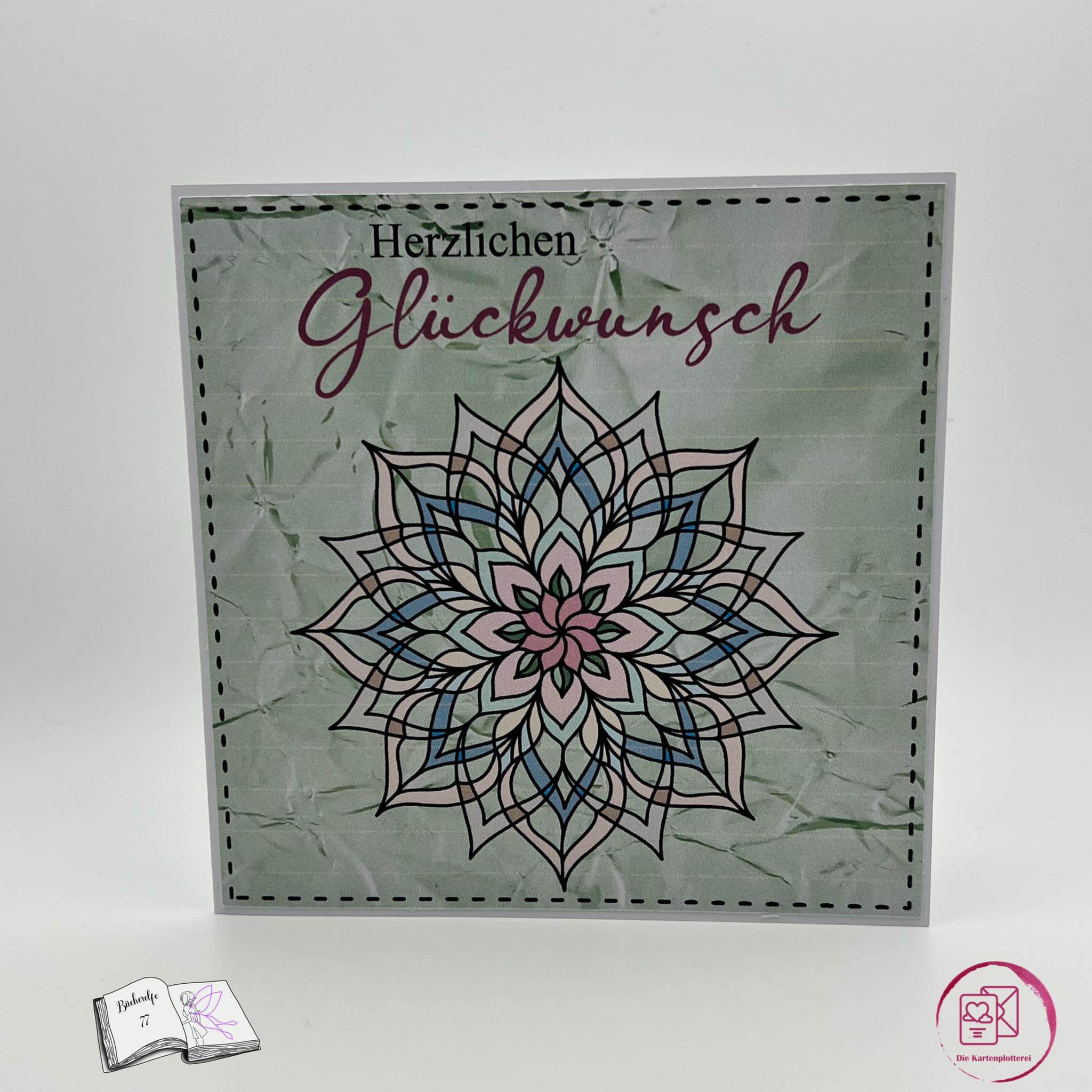Digiset Mandala mit Oleander Sublimation, Digistamp, Digipaper - Sewando