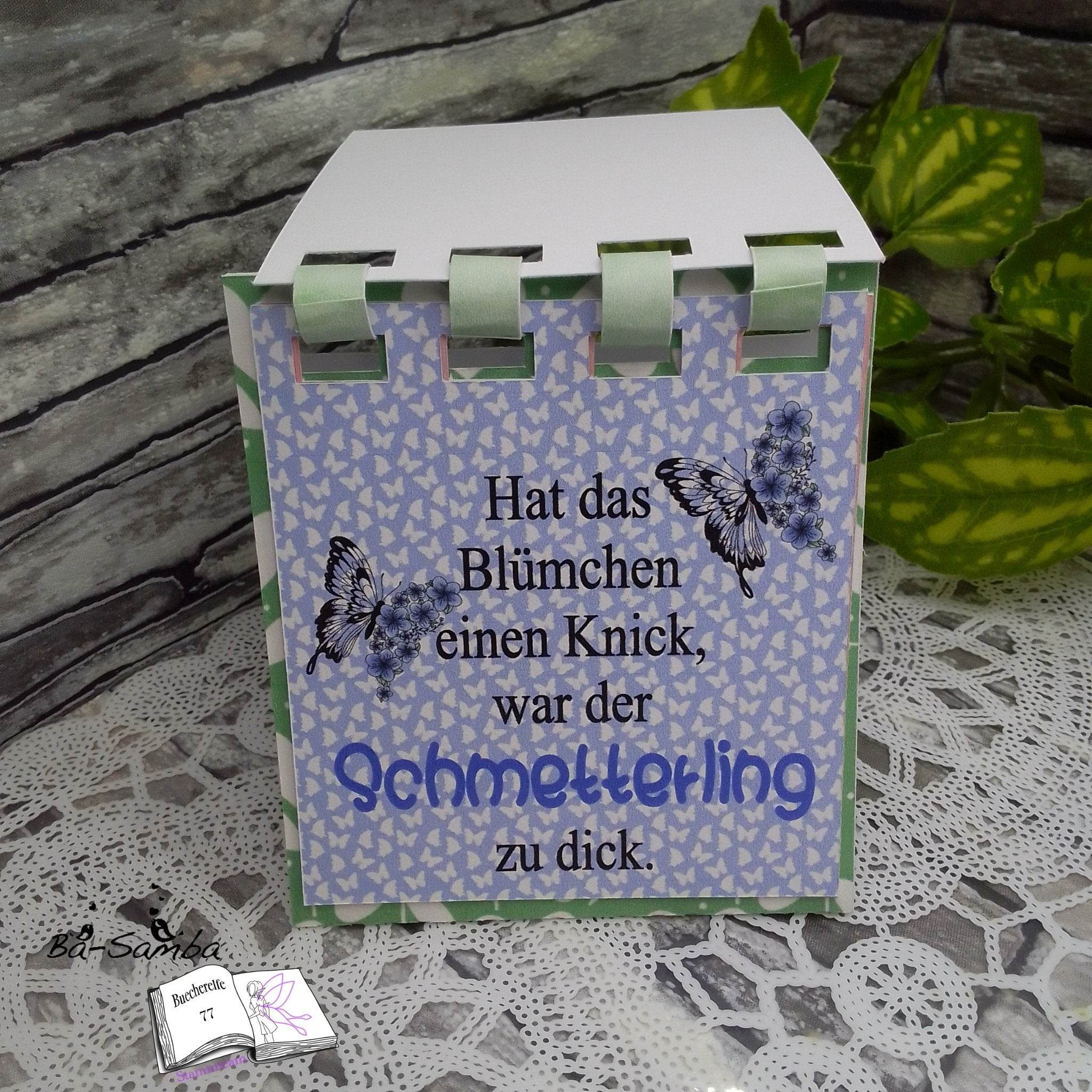Plotterdatei flower butterfly, Sublimation, Digistamp, Digipaper - Sewando