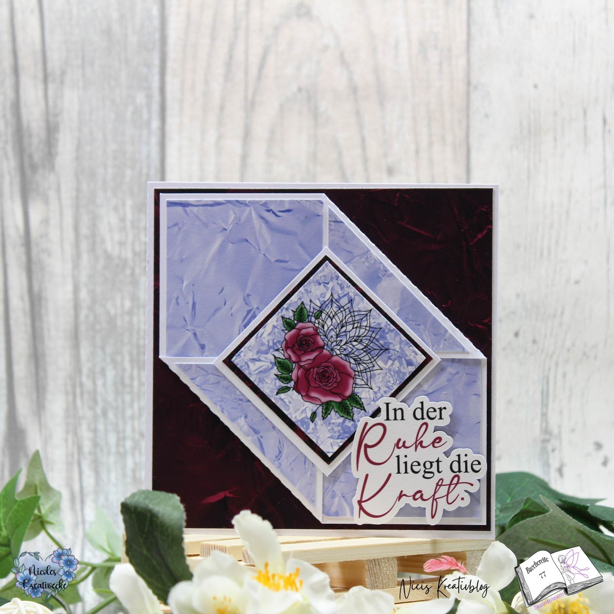 Digiset Mandala mit Oleander Sublimation, Digistamp, Digipaper - Sewando