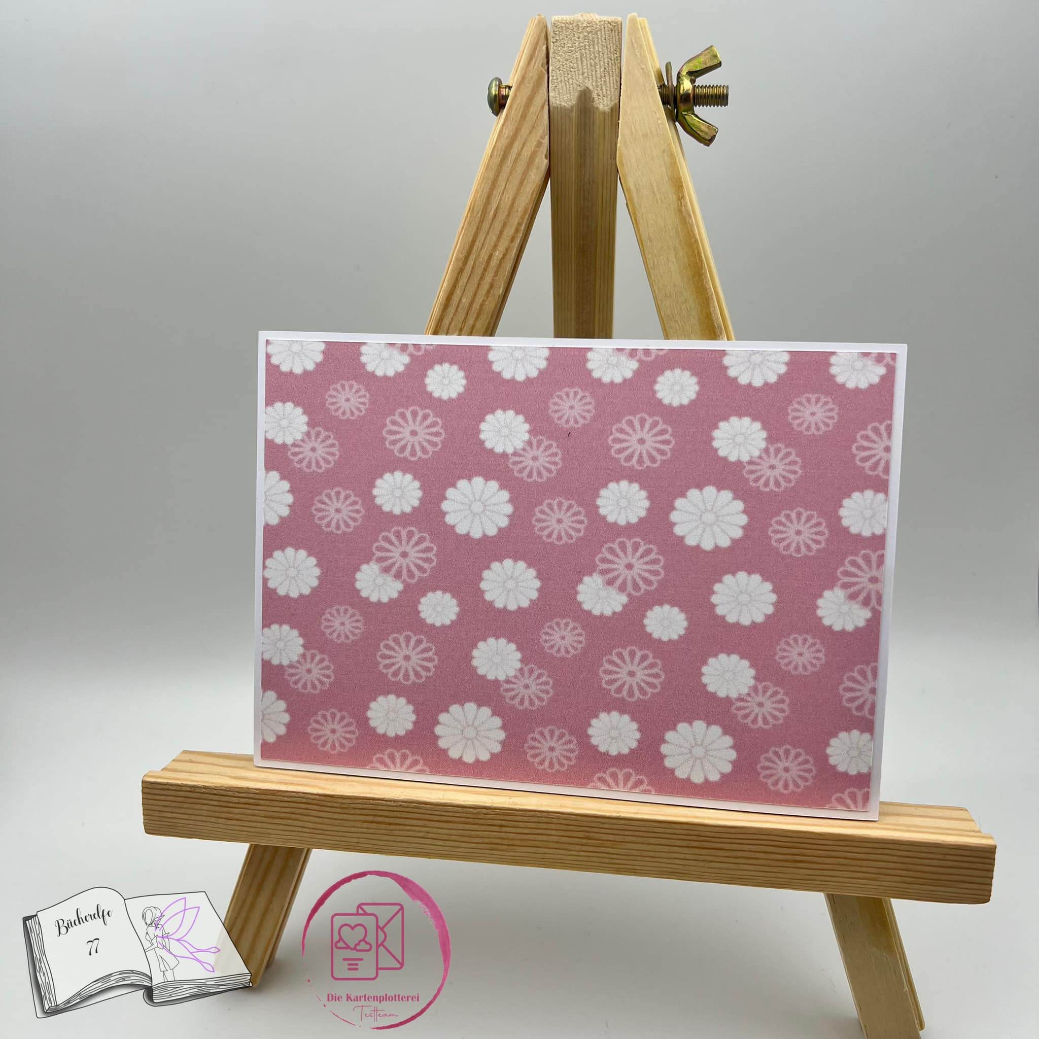 Plotterdatei flower butterfly, Sublimation, Digistamp, Digipaper - Sewando