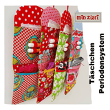 Schnittmuster Täschchen Periodensystem - Begleiter für die Tage der Tage - Sewando