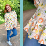 Sparpaket Schnittmuster Kelda Kapuzenpulli für Mädchen und Damen Gr 98- 134 und 32–48 - Sewando