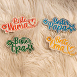 Stickdatei Schlüsselanhänger Mama Papa Oma Opa Set 2521 - Sewando