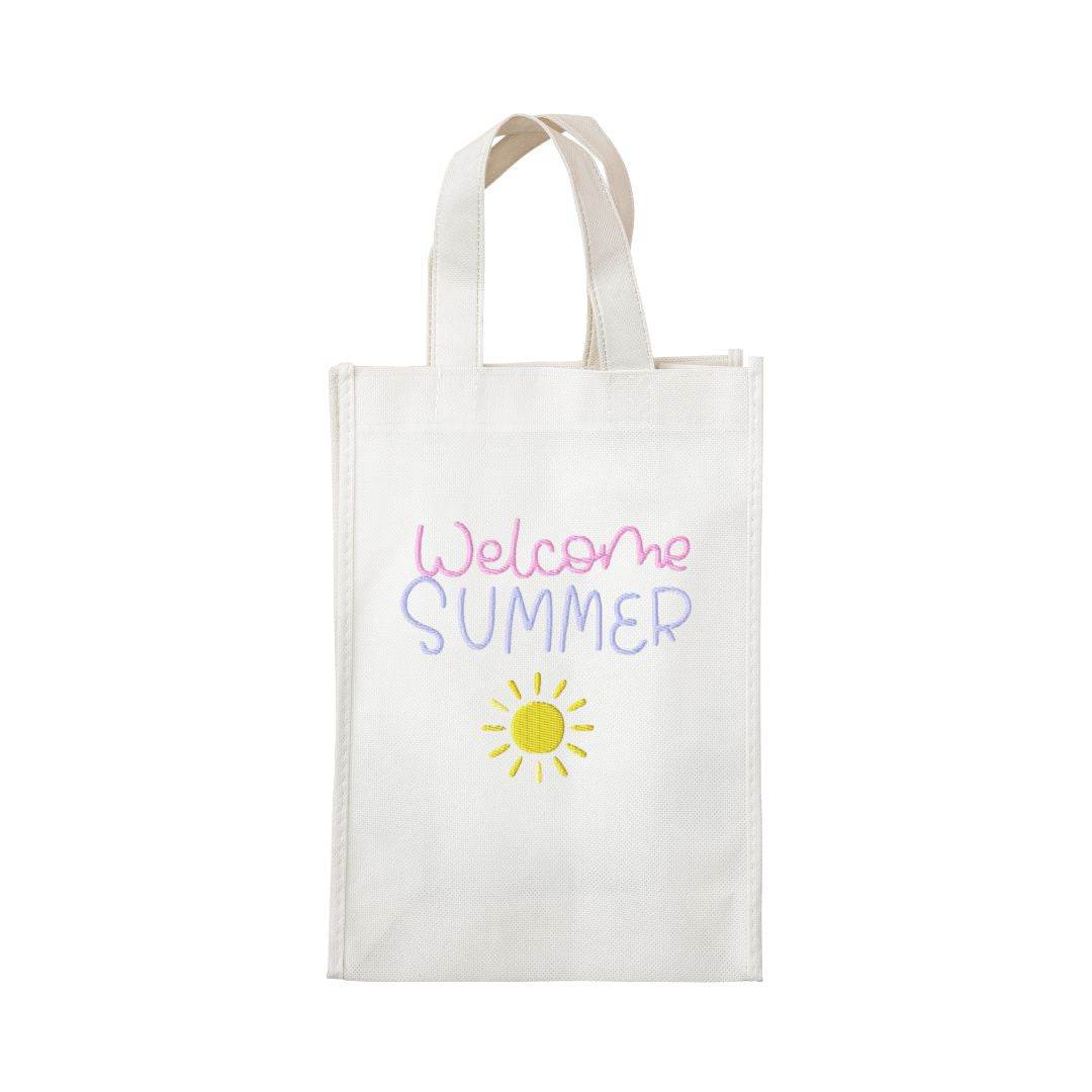Stickdatei Welcome Summer 10x10 13x18 Applikation Willkommen Sommer Schrift sticken Sommerzeit - Sewando