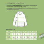 Sparpaket Schnittmuster Kelda Kapuzenpulli für Mädchen und Damen Gr 98- 134 und 32–48 - Sewando