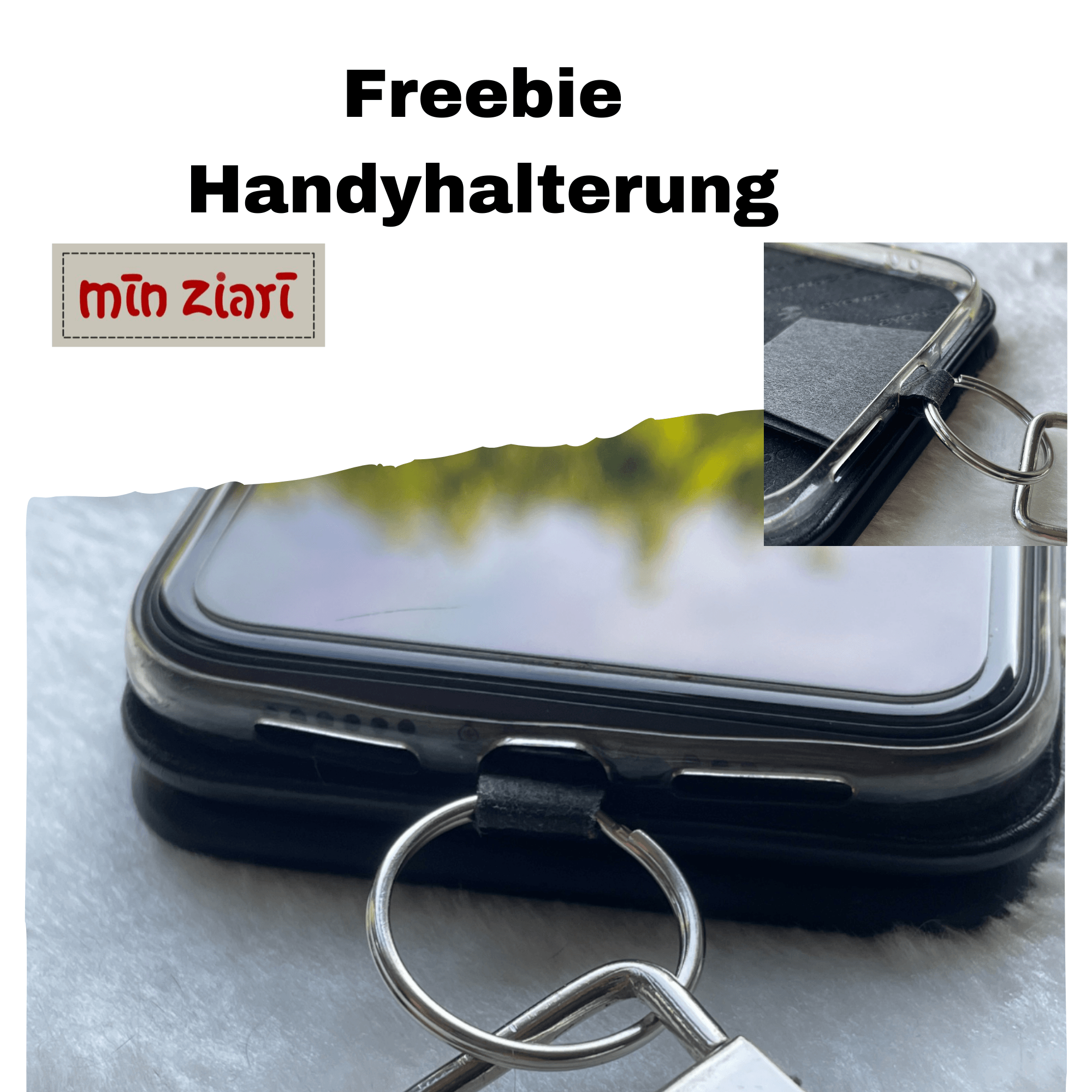 Handyhalterung Plotterdatei und Bastelanleitung - Sewando