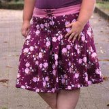 Main LovelySkirt Damen - Faltenrock mit versch. Längen - Größe 34-50 - Sewando