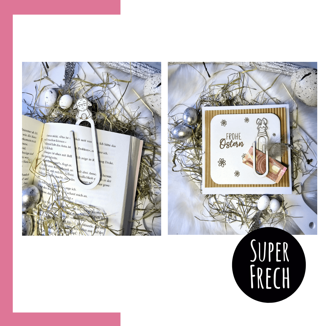 Laserdatei - Klammern mit Ostermotiv - Sewando