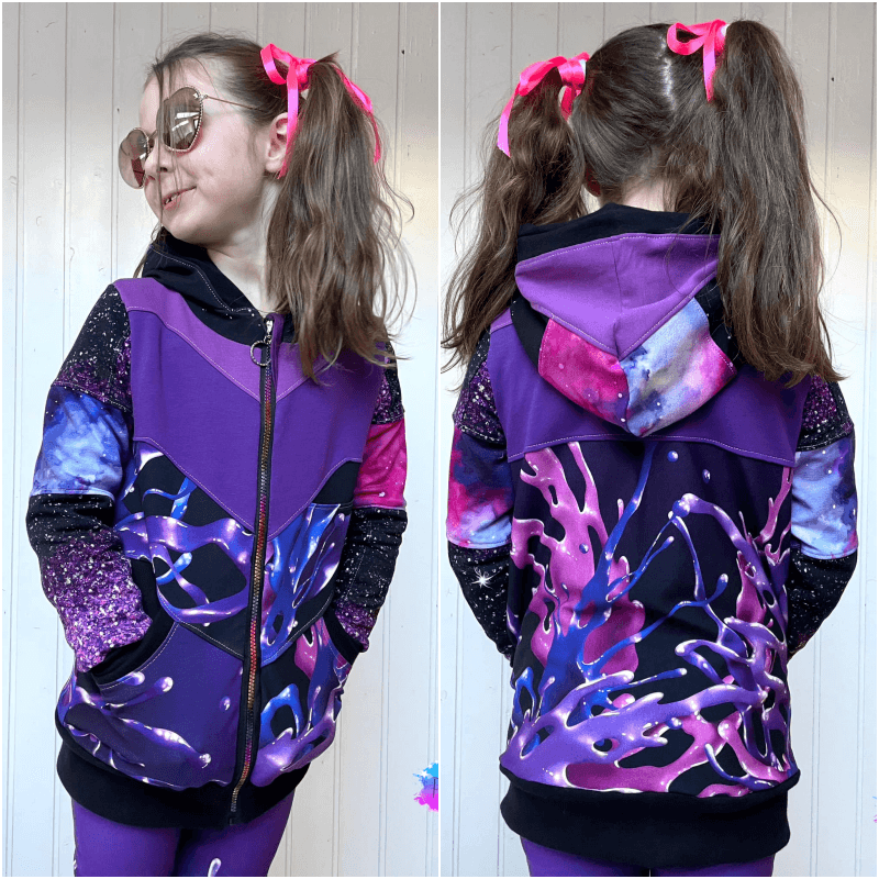 Schnittmuster Sweatjacke Benny Gr. 86 bis 152 - Sewando