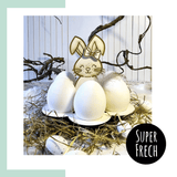 Laserdatei - Eierteller mit Hase - Sewando