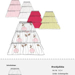 Nähanleitung Damen Rock Juliska Gr. 34-54 - Sewando