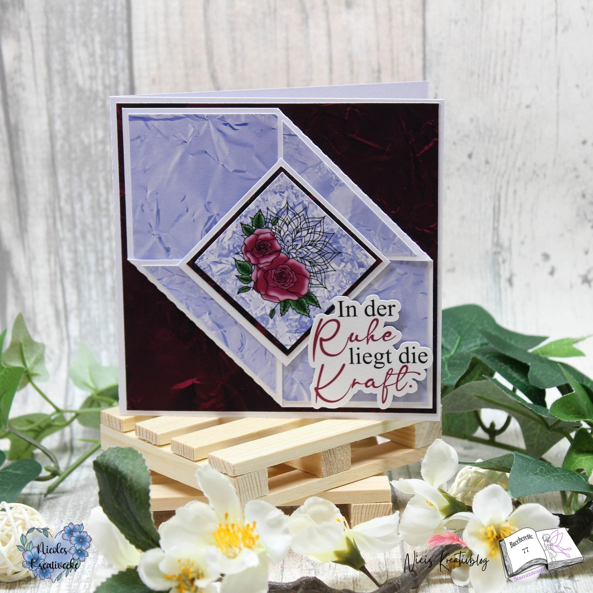 Digiset Mandala mit Oleander Sublimation, Digistamp, Digipaper - Sewando