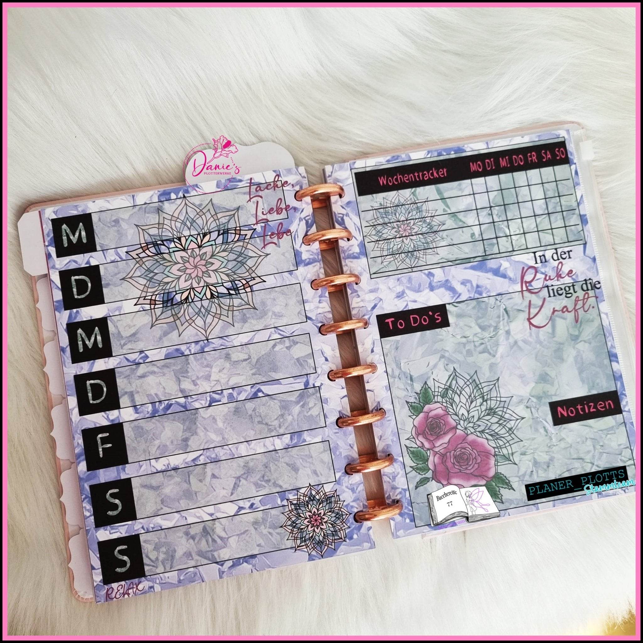 Digiset Mandala mit Oleander Sublimation, Digistamp, Digipaper - Sewando