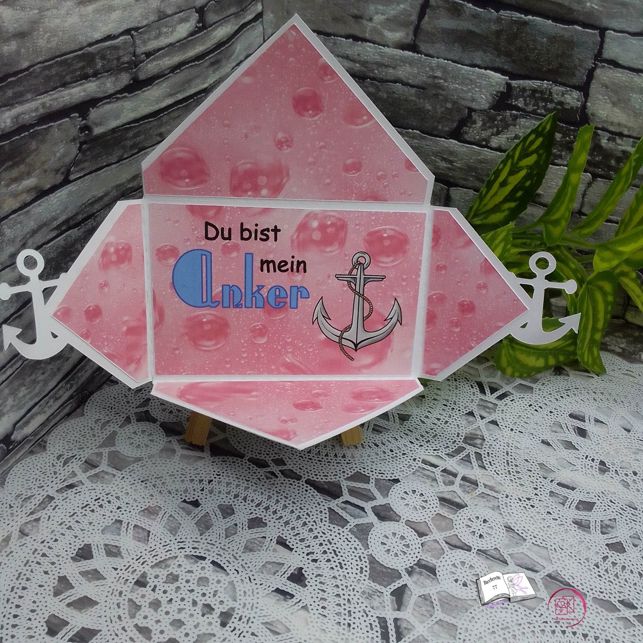 Digiset Blumen Anker Plotterdatei, Sublimation, Digistamp, Digipaper - Sewando