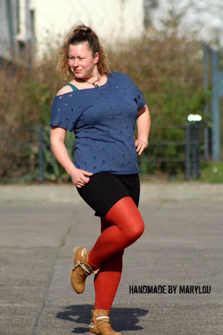 Shirt / Kurzpulli Jaane Gr. 32-48 - Sewando