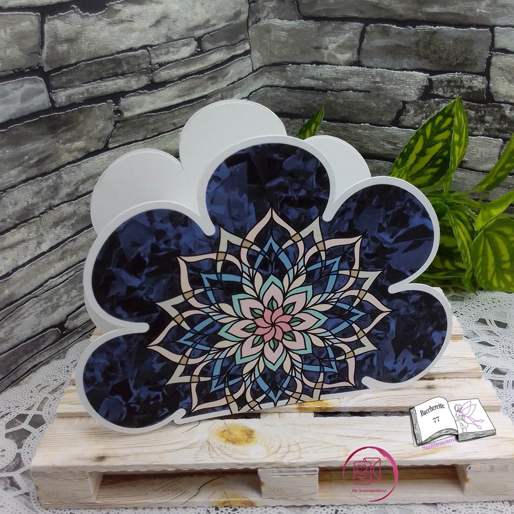 Digiset Mandala mit Oleander Sublimation, Digistamp, Digipaper - Sewando