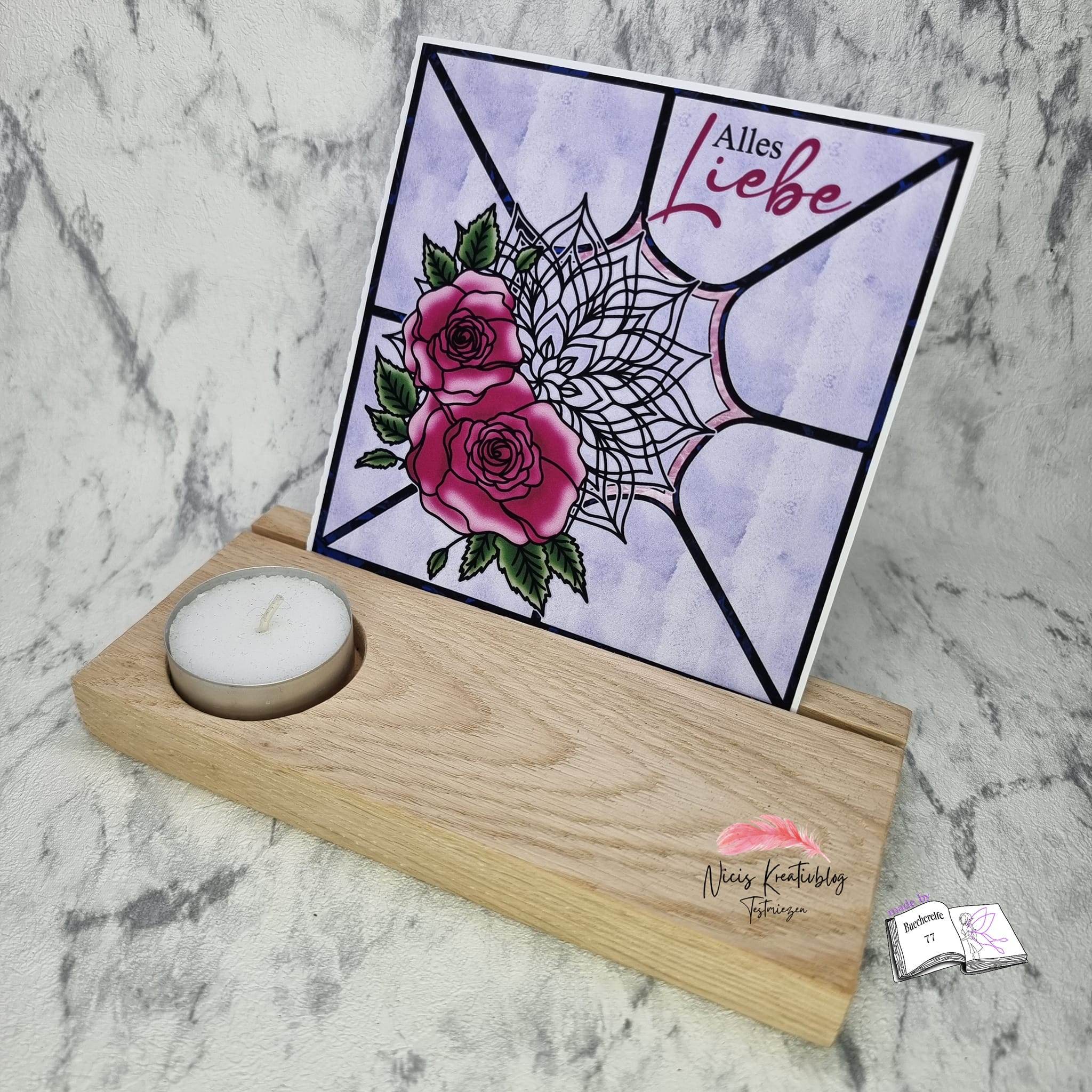 Digiset Mandala mit Oleander Sublimation, Digistamp, Digipaper - Sewando