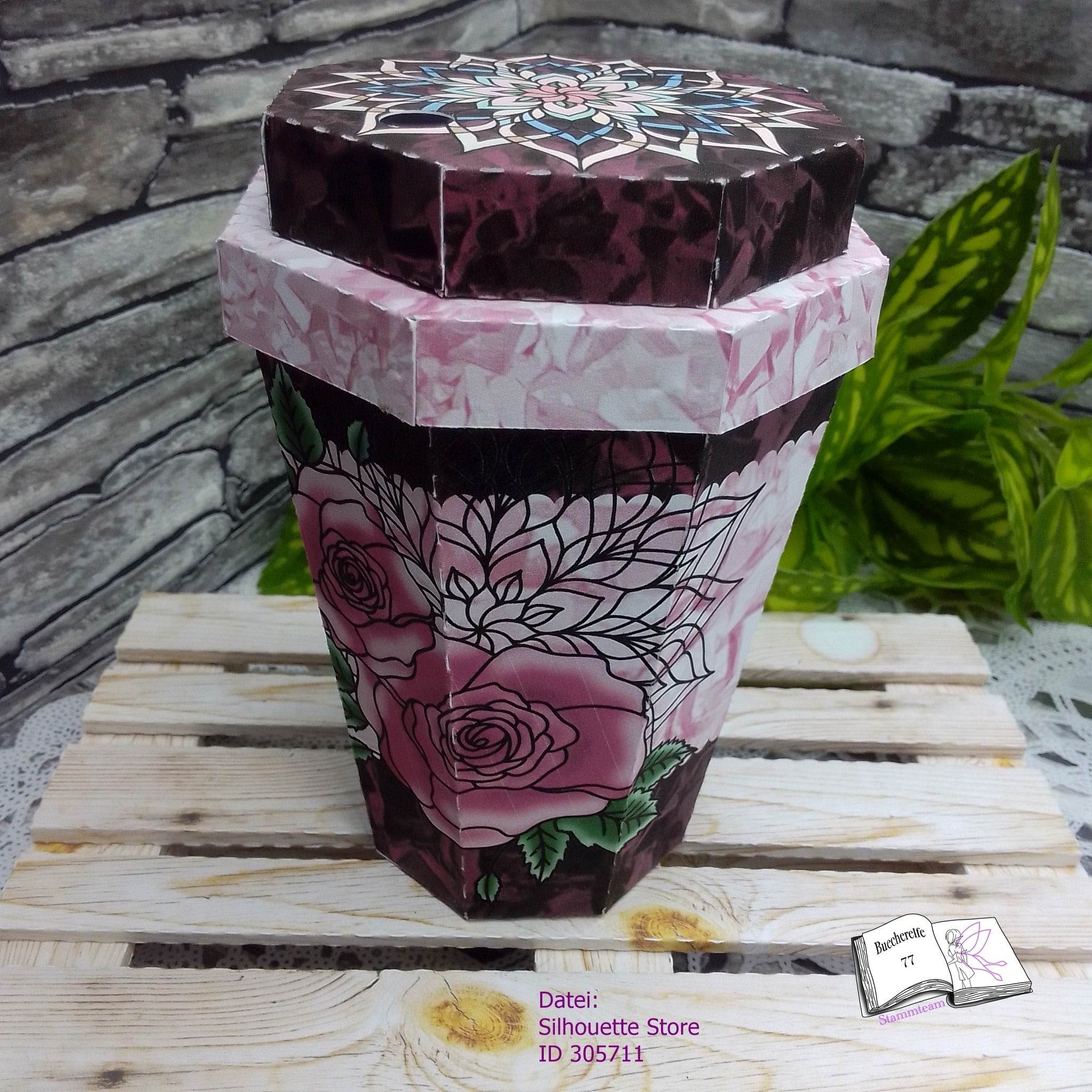 Digiset Mandala mit Oleander Sublimation, Digistamp, Digipaper - Sewando