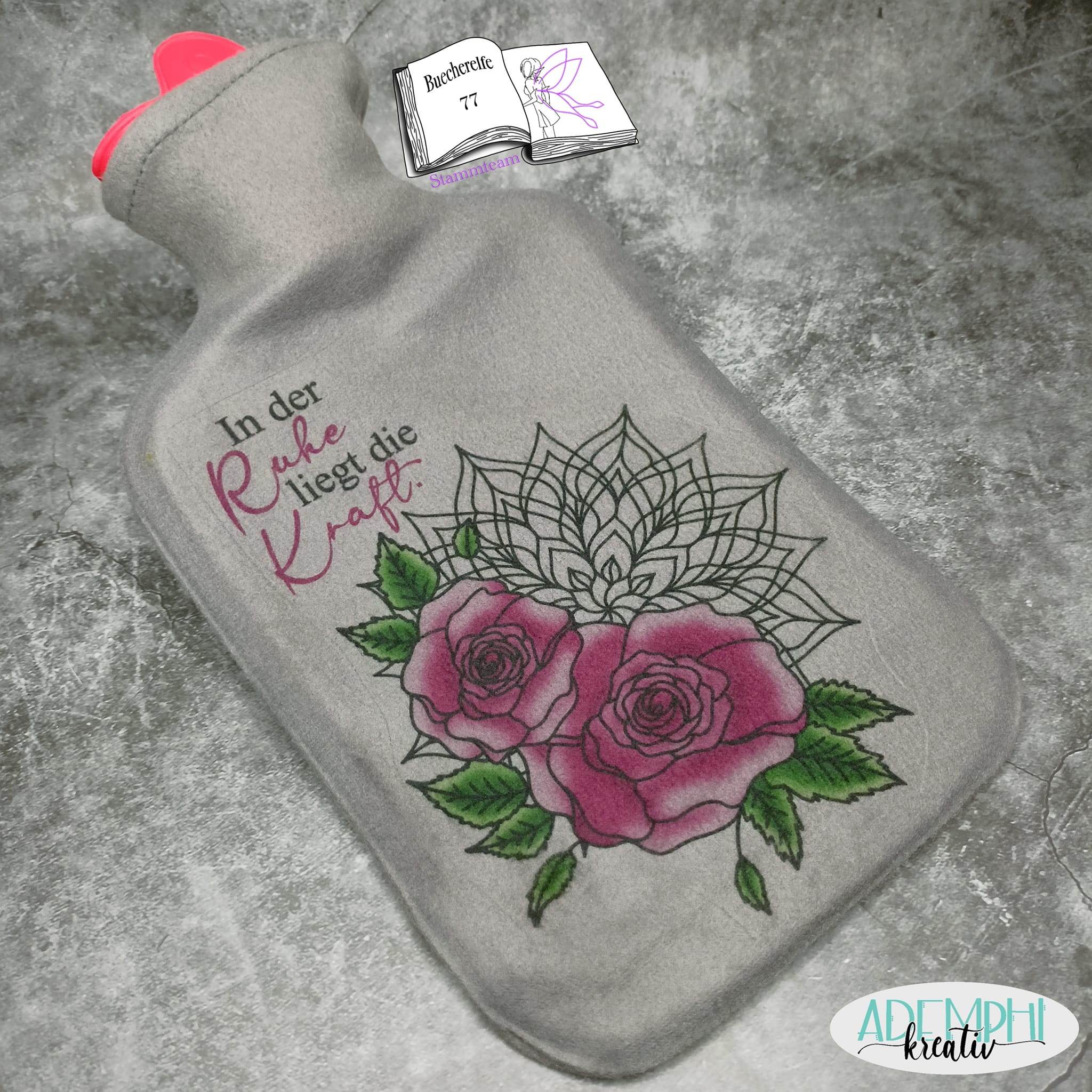 Digiset Mandala mit Oleander Sublimation, Digistamp, Digipaper - Sewando