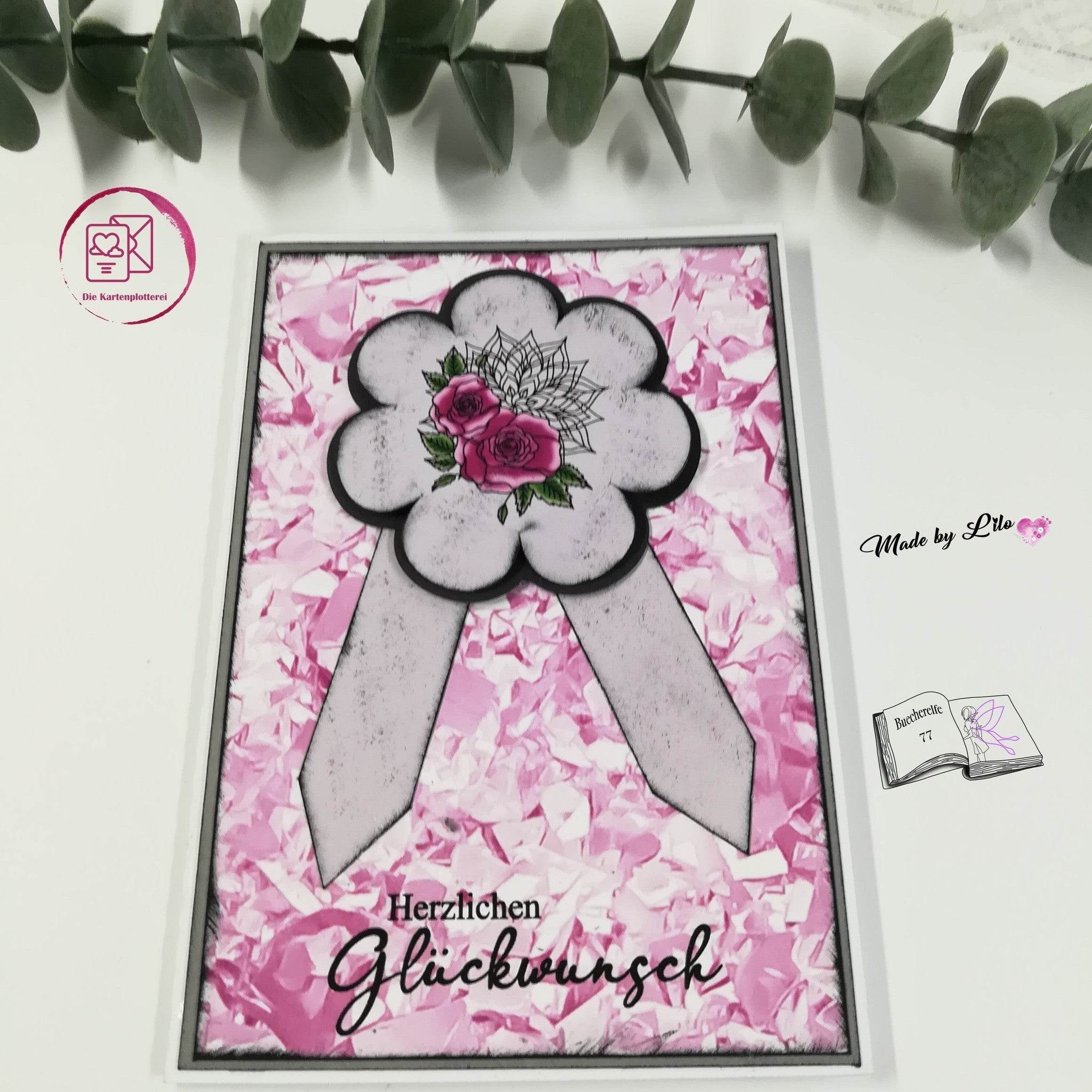Digiset Mandala mit Oleander Sublimation, Digistamp, Digipaper - Sewando