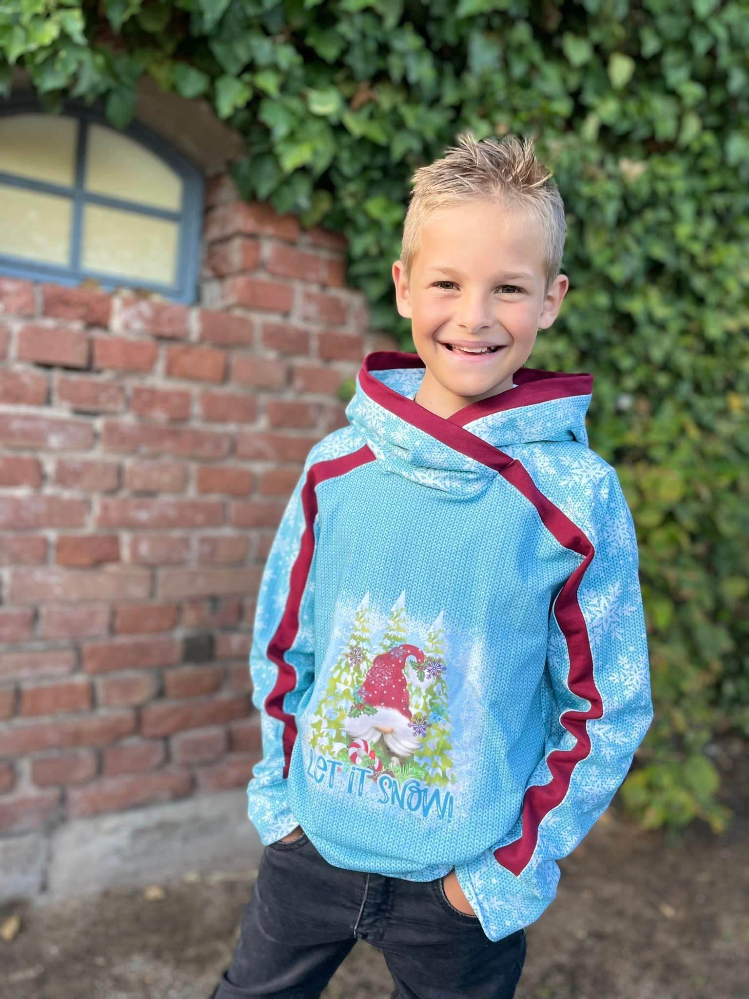 Hoodie Tammo/Tammi Junior Schnittmuster Gr. 122-164 - Sewando