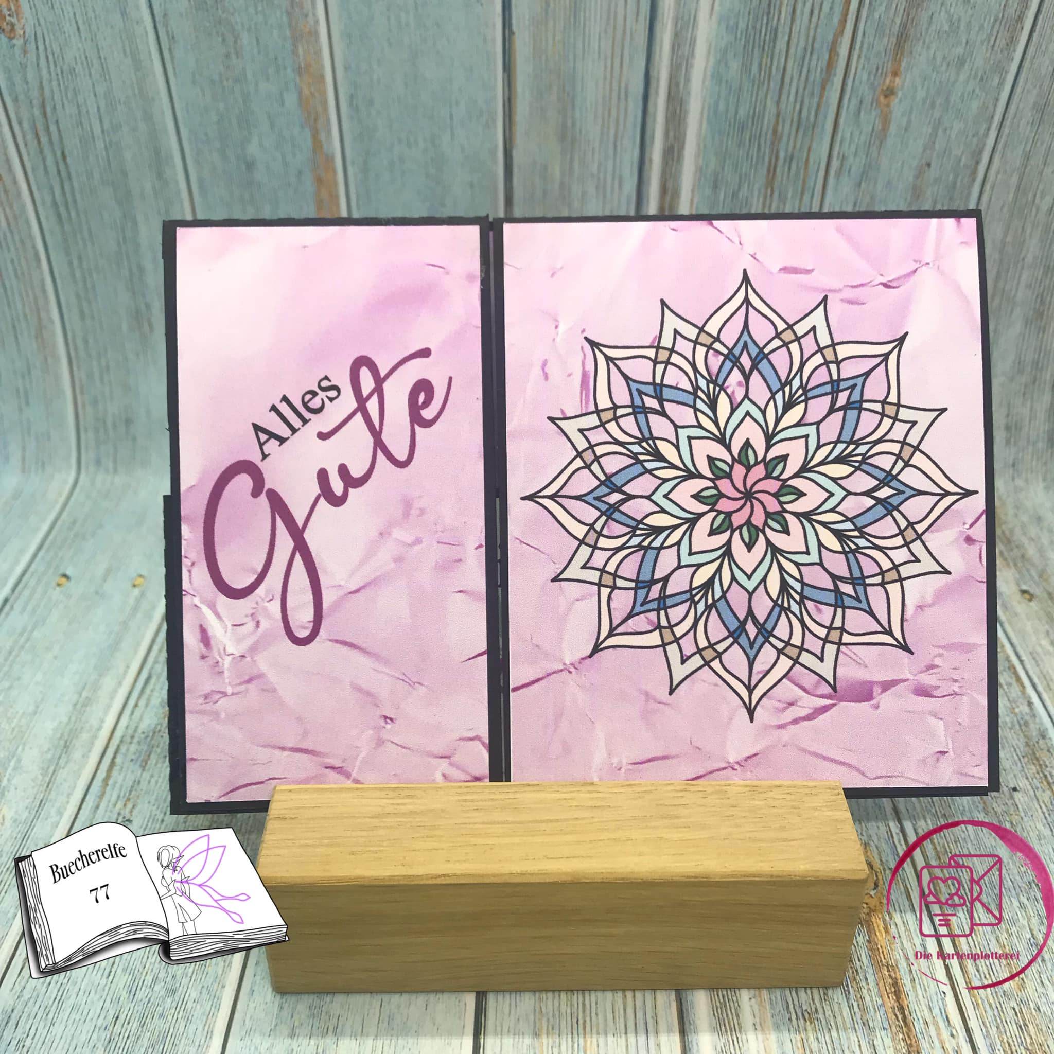 Digiset Mandala mit Oleander Sublimation, Digistamp, Digipaper - Sewando