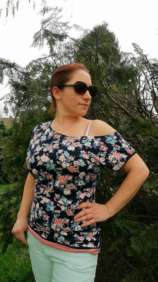 Shirt / Kurzpulli Jaane Gr. 32-48 - Sewando