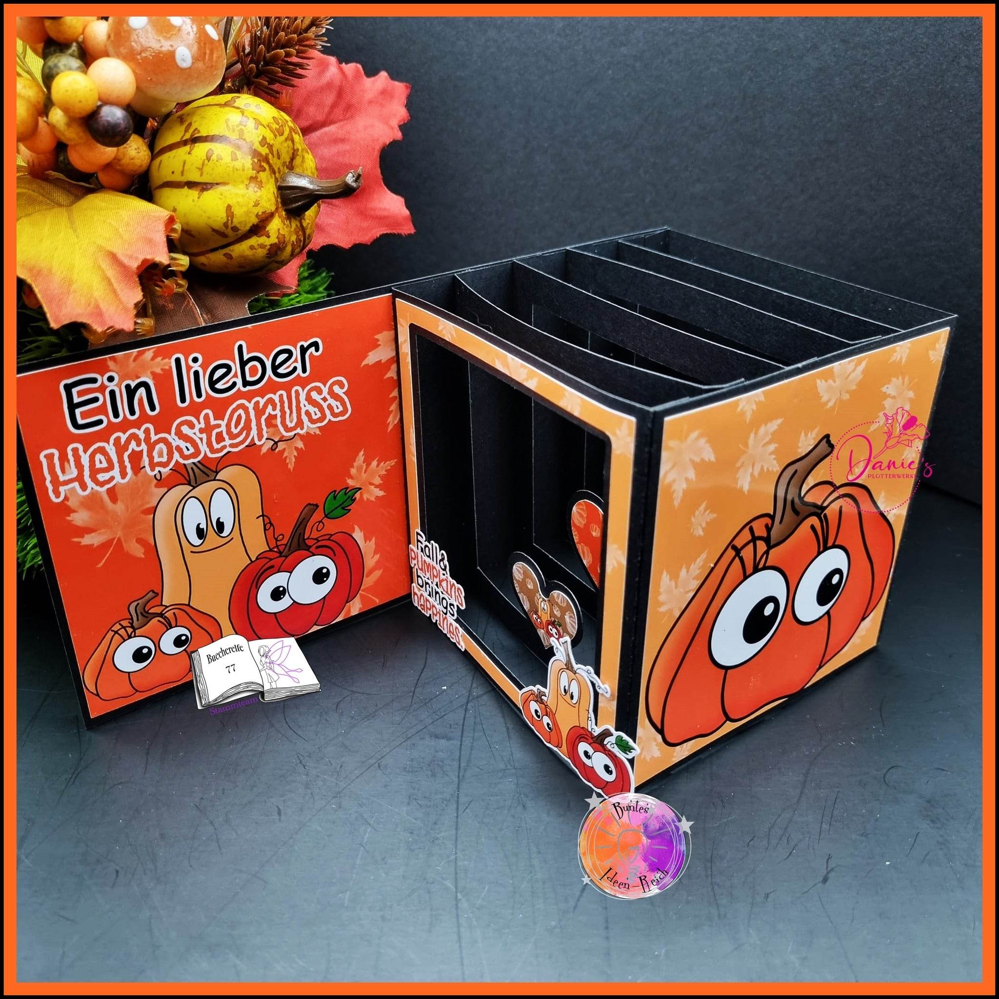 Digiset Kürbisse Plotterdatei, Sublimation, Digistamp, Digipaper - Sewando