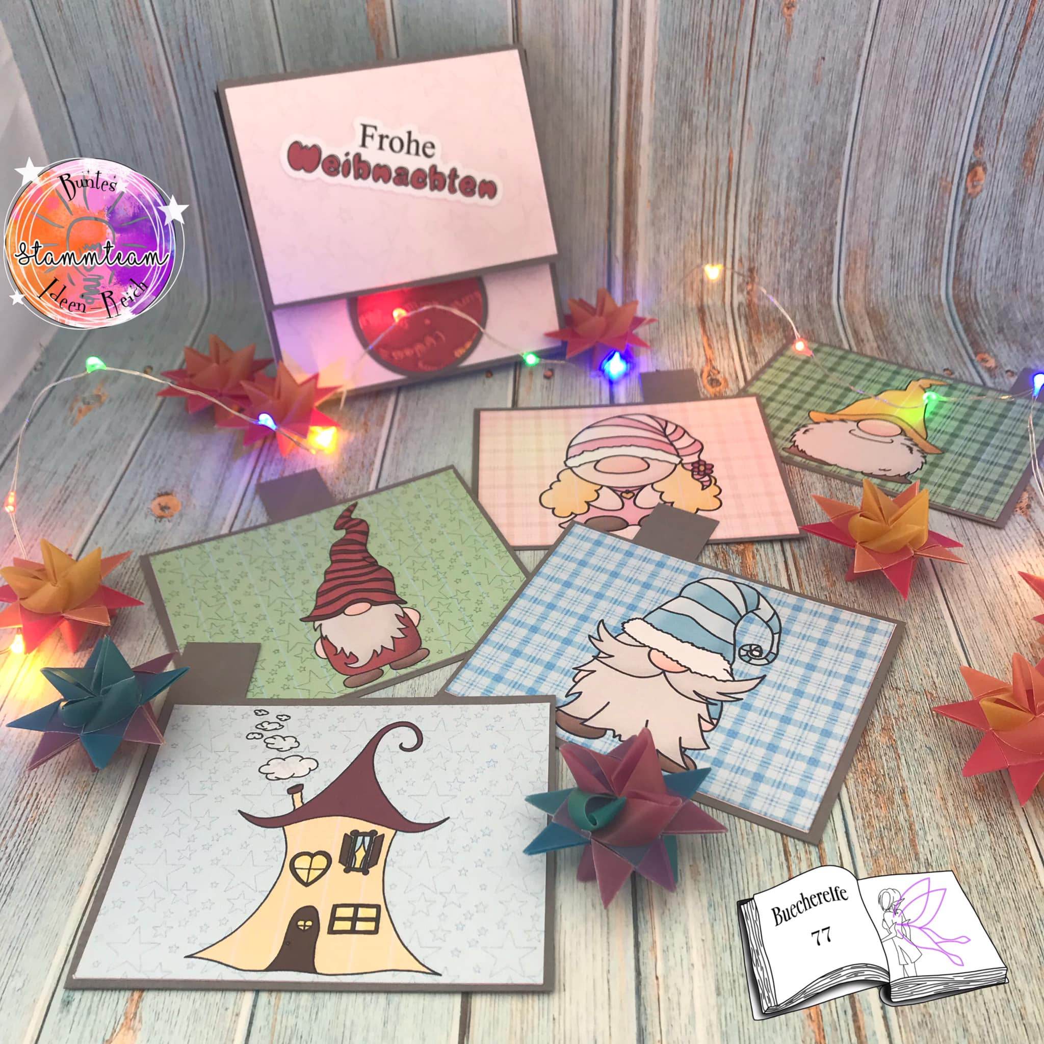 Digiset Weihnachtswichtel Sublimation, Digistamp, Digipaper ! - Sewando