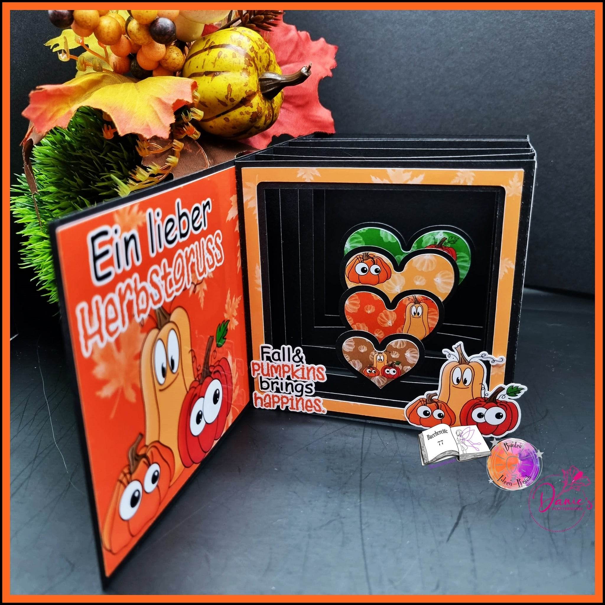 Digiset Kürbisse Plotterdatei, Sublimation, Digistamp, Digipaper - Sewando
