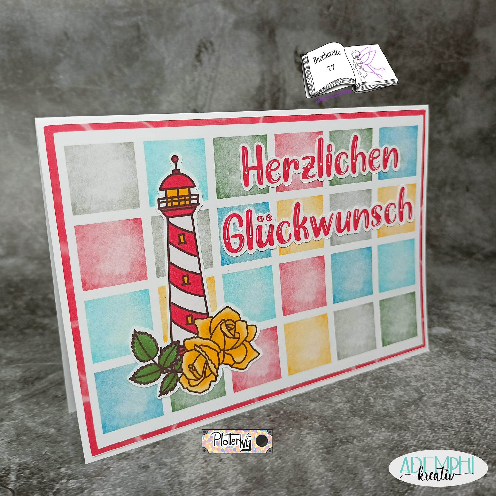 Digiset Rosen Leuchtturm Plotterdatei, Sublimation, Digistamp, Digipaper ! - Sewando