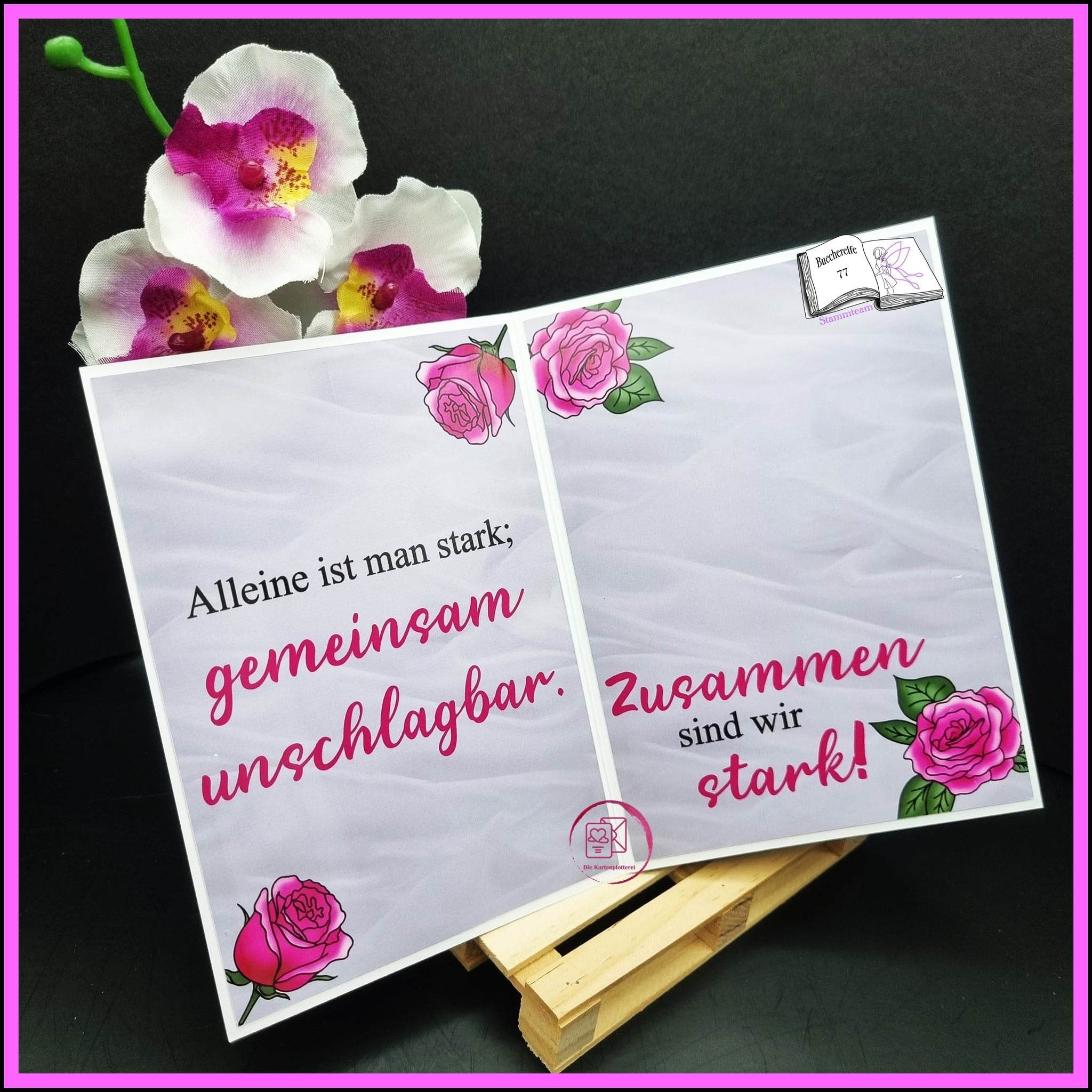 Plotterdatei Yin und Yang mit Rosen Sublimation, Digistamp, Digipaper ! - Sewando
