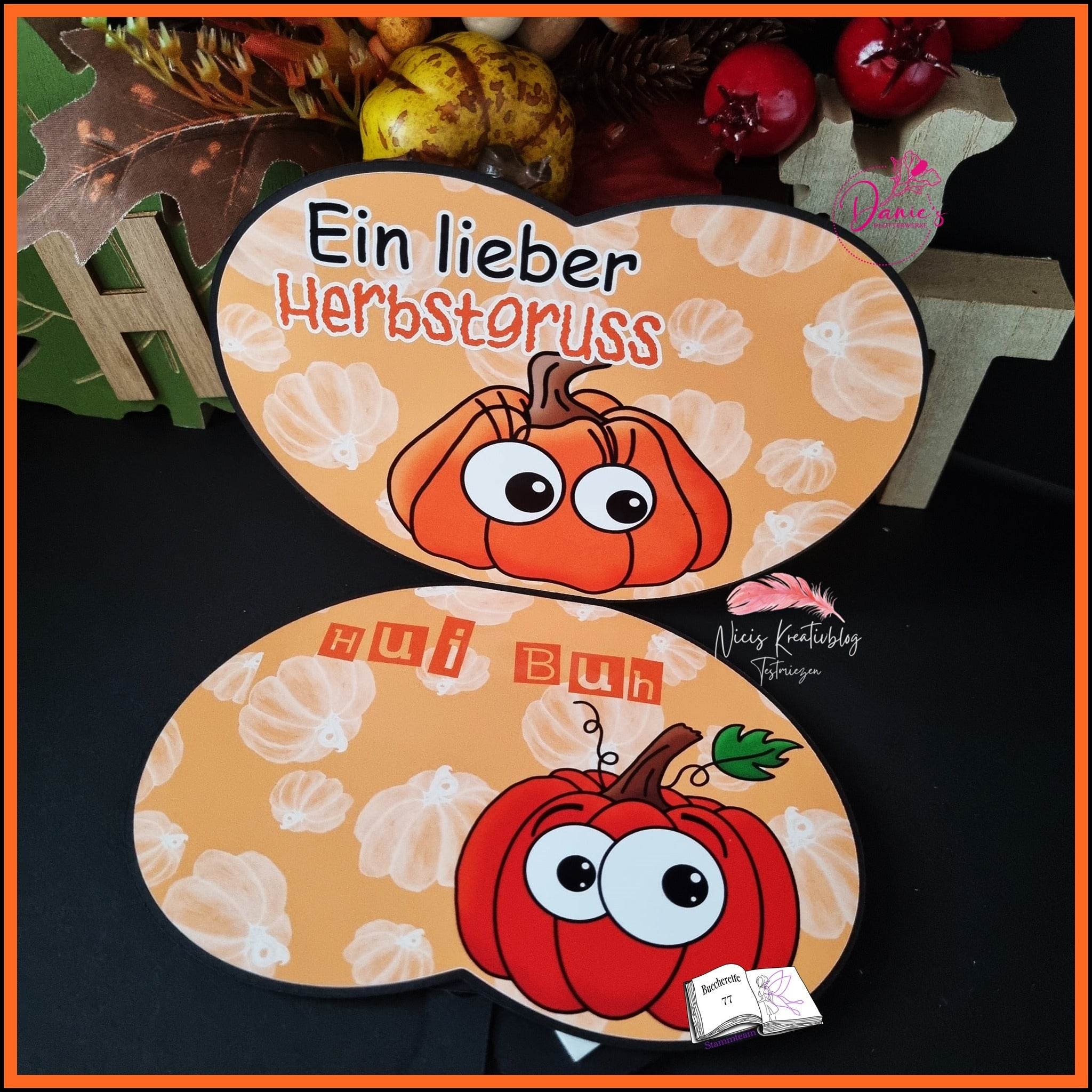 Digiset Kürbisse Plotterdatei, Sublimation, Digistamp, Digipaper - Sewando