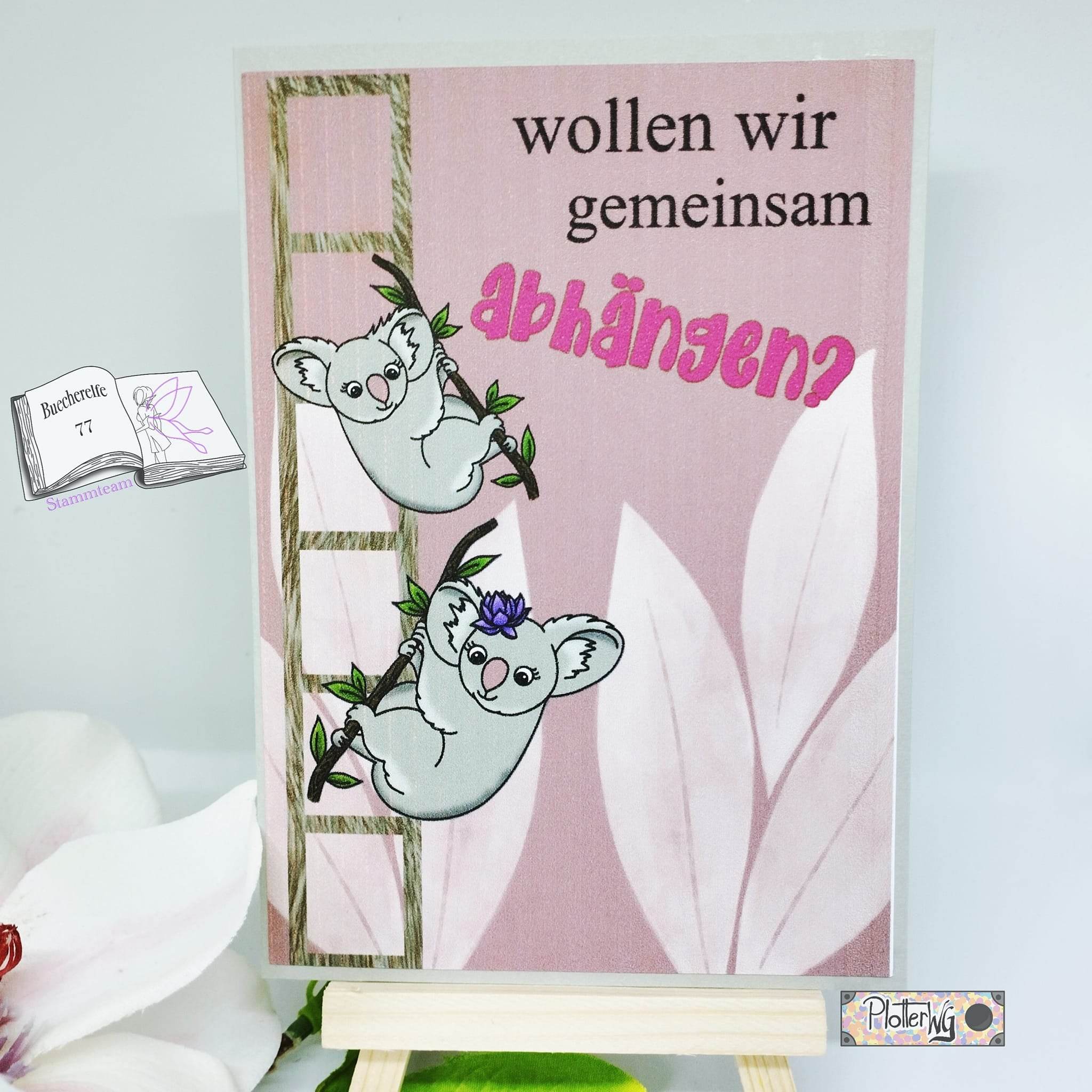 Digiset Koala mit Lotus Plotten, Sublimation, Drucken, Digistamp - Sewando