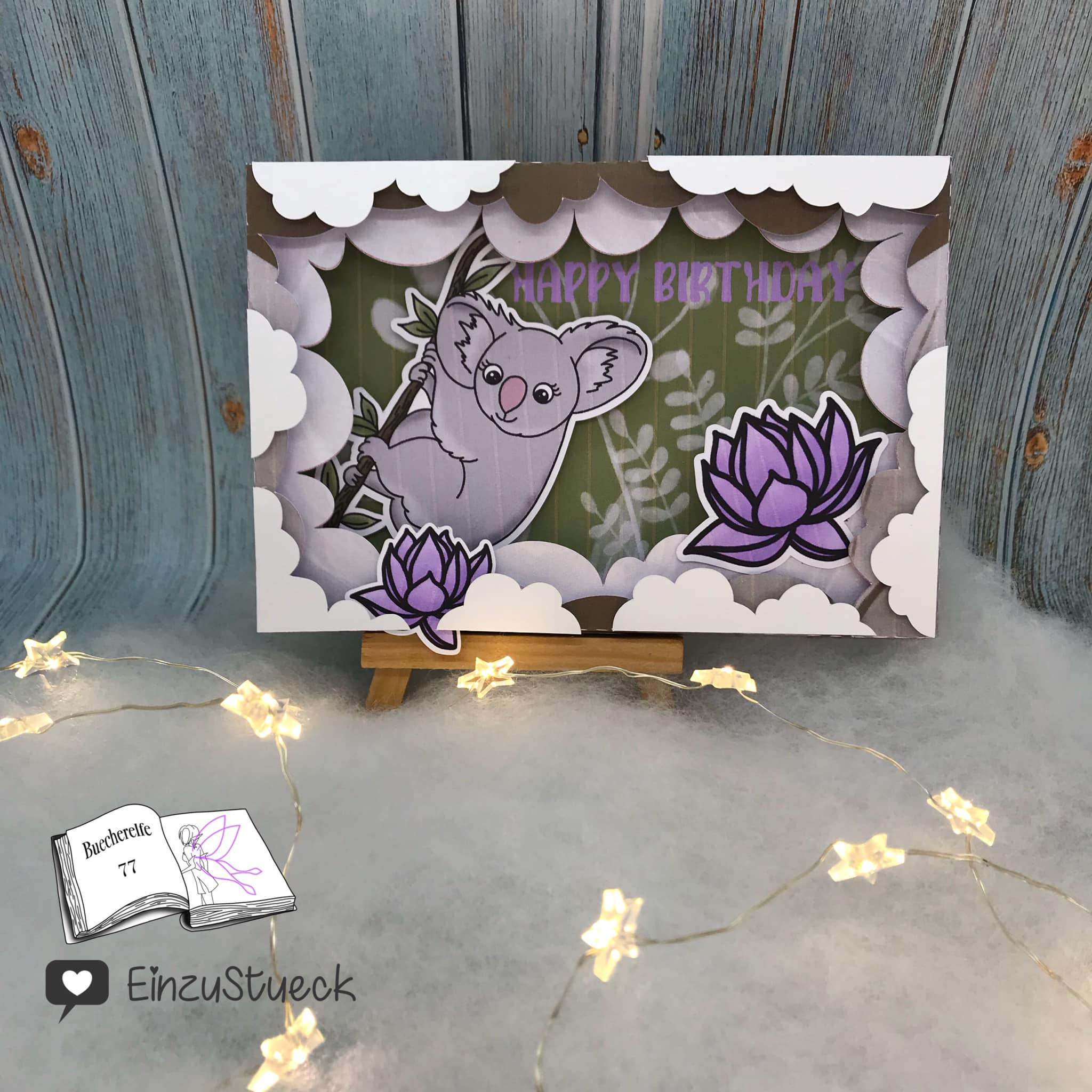 Digiset Koala mit Lotus Plotten, Sublimation, Drucken, Digistamp - Sewando
