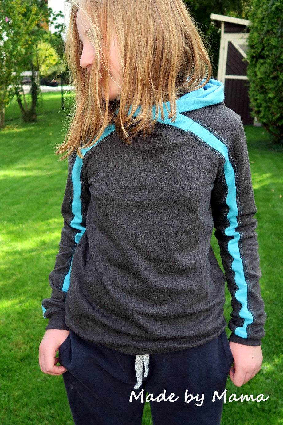 Hoodie Tammo/Tammi Junior Schnittmuster Gr. 122-164 - Sewando