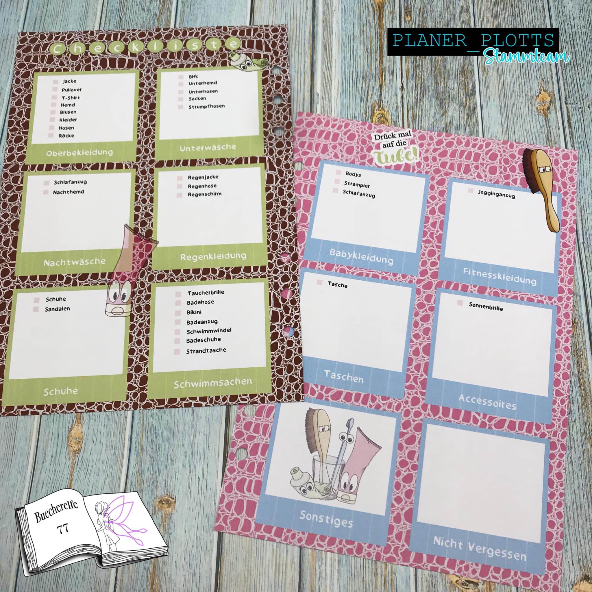 Digiset Kosmetikfamilie Plotterdatei, Sublimation, Digistamp, Digipaper - Sewando