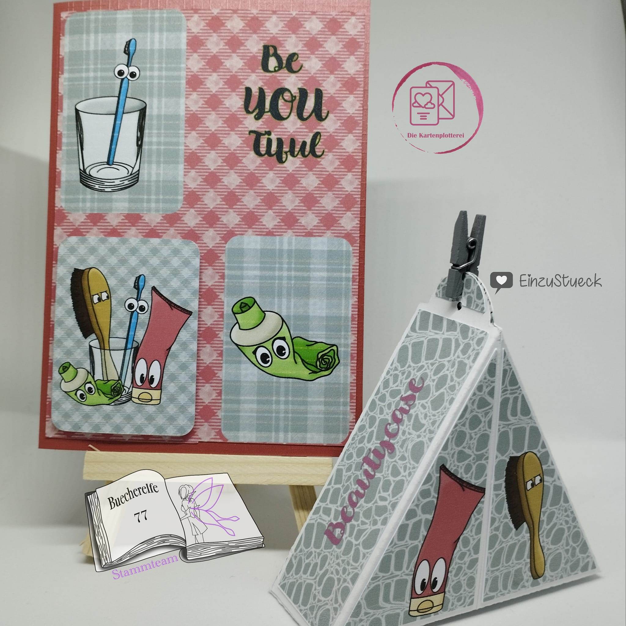 Digiset Kosmetikfamilie Plotterdatei, Sublimation, Digistamp, Digipaper - Sewando