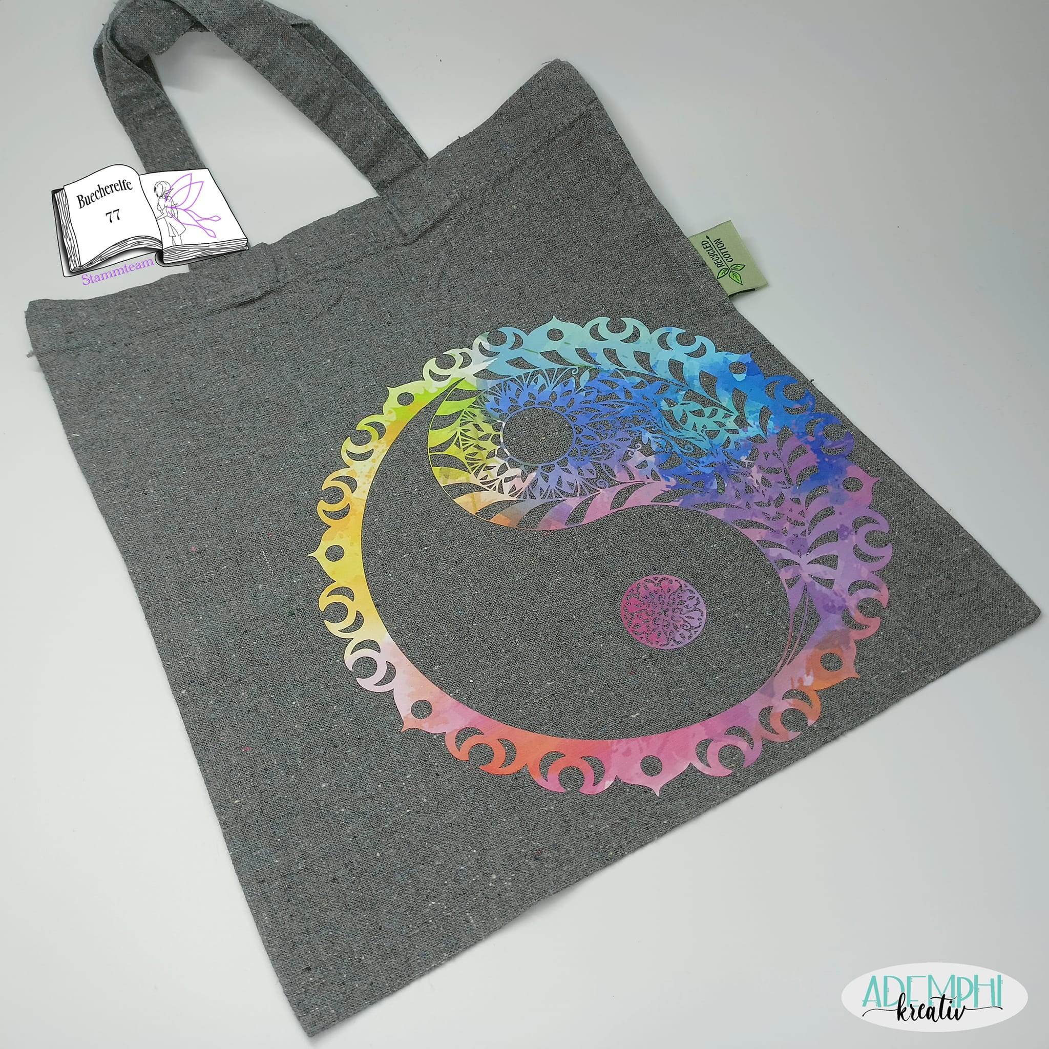 Plotterdatei Yin und Yang mit Rosen Sublimation, Digistamp, Digipaper ! - Sewando