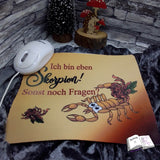 Digiset Skorpion mit Chrysantheme Plotterdatei, Sublimation, Digistamp, Digipaper - Sewando