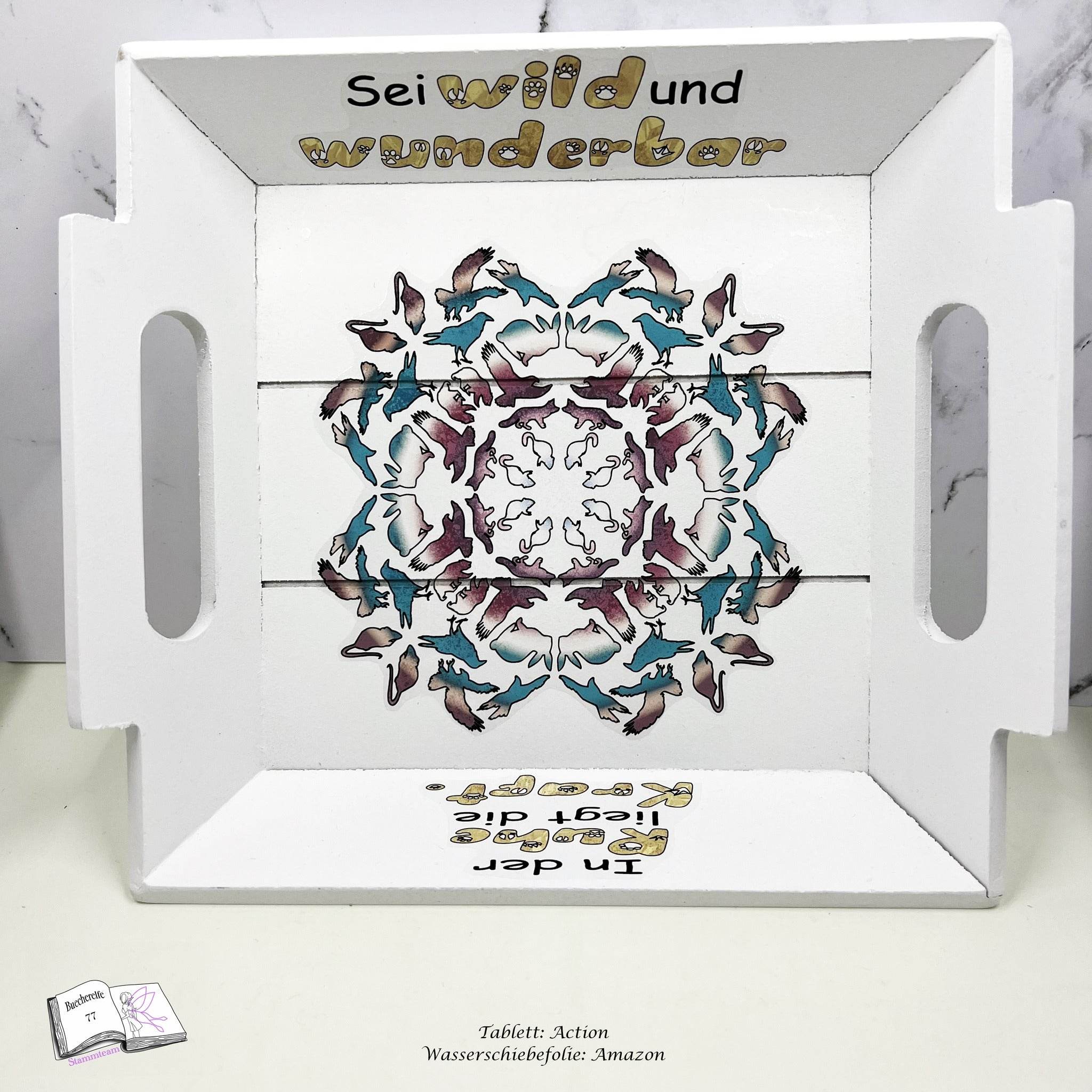 Digiset Tier Mandala, Plotterdatei, Sublimation, Digistamp, Digipaper - Sewando