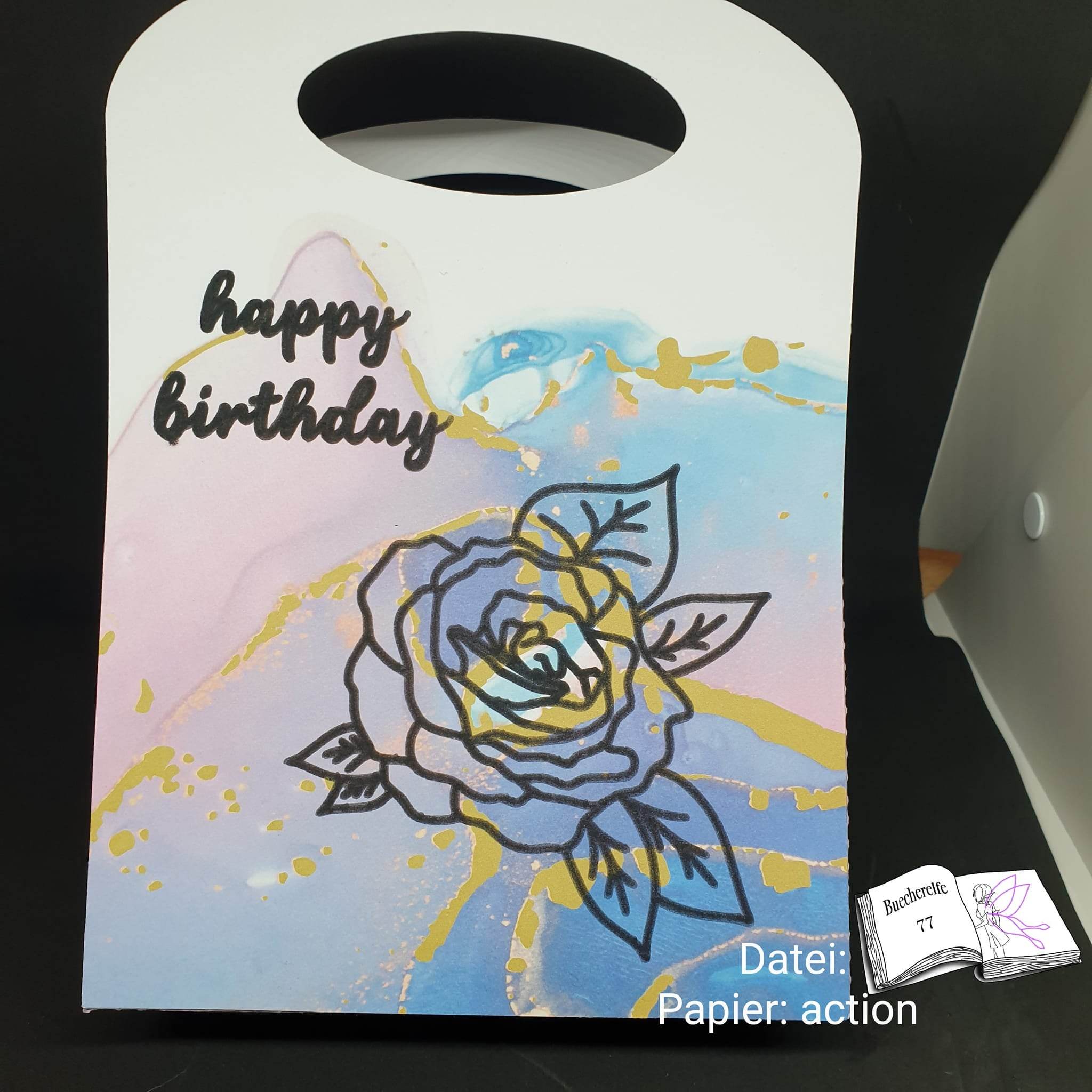 Plotterdatei Yin und Yang mit Rosen Sublimation, Digistamp, Digipaper ! - Sewando